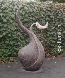 Beeld groei van aluminium cement