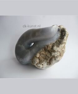 GOLF Beeld golf van blauw albast